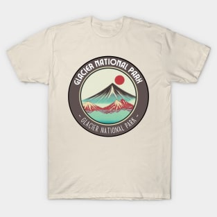 Beauty of Glacier National Park in Japanese Vibes T-Shirt